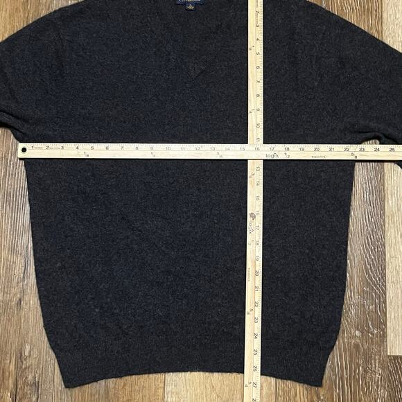 Club Room Estate 100% Cashmere Sweater Mens L Minimalist Preppy Career Holiday - Picture 6 of 6